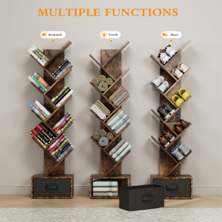 Viva Smart Living Collection: 9-Tier Tree Bookshelf