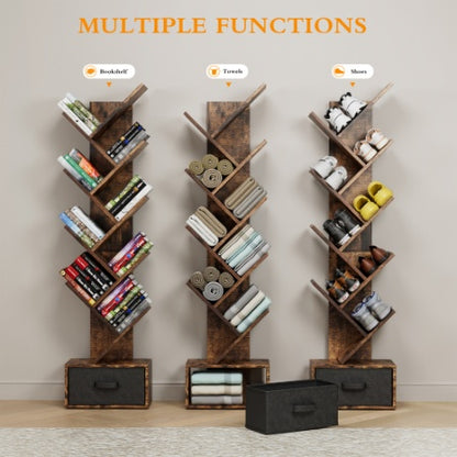 Viva Smart Living Collection: 9-Tier Tree Bookshelf