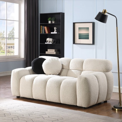 Viva Smart Living Collection: Bouclé Marshmallow 2-Seater Sofa