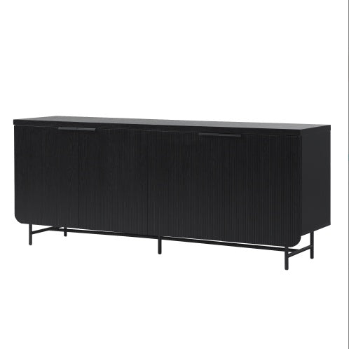 Viva Modern Minimal Collection: Scandi Fluted Door Sideboard