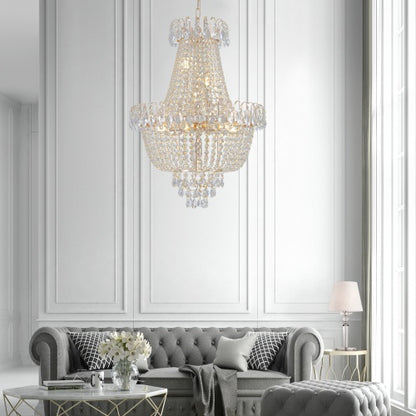 Golden Crystal Chandelier – The Ultimate Statement of Luxury for Your Home