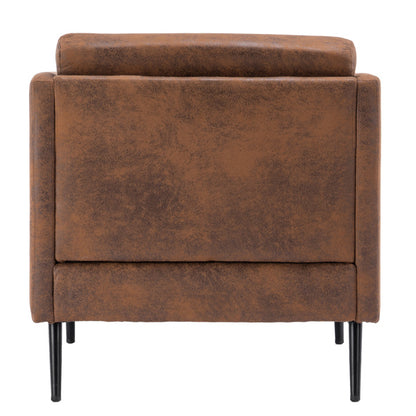 Monaco Orange Upholstered Armchair | Viva