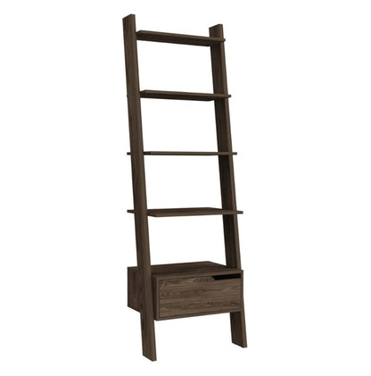 Viva Elite Geometric Walnut Bookshelf – Where Art Meets Function