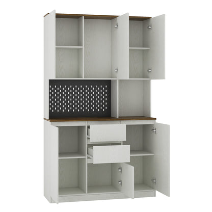 Viva Elite Aurora Glass-Door Pantry Cabinet – The Future of Smart Kitchen Architecture