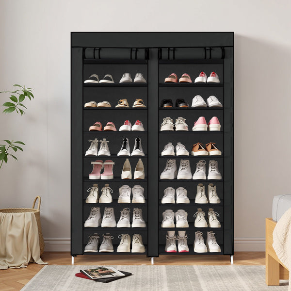 Viva Élan Collection: The Élan Ten-Tier Non-Woven Shoe Cabinet