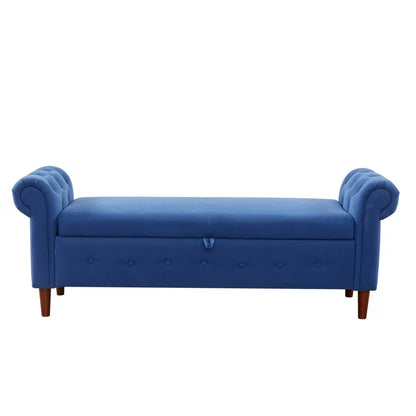 Viva Elite Nautica Navy Blue Storage Sofa Stool - The Future of Multi-Functional Design