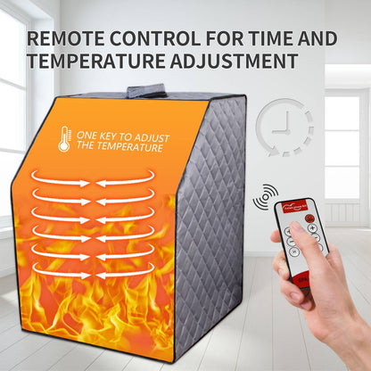 Portable Sauna For Home - Steam Sauna Tent, Personal Sauna With Remote Included