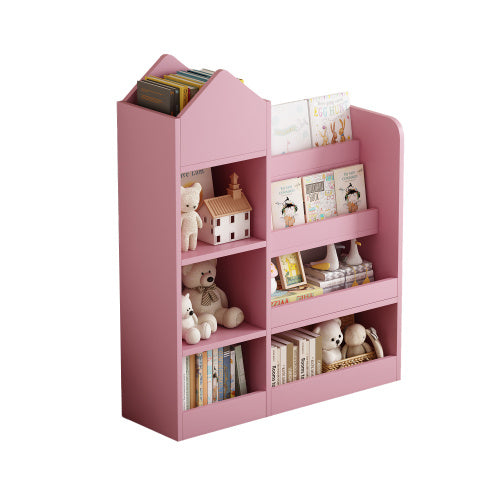 Viva Juni Collection: Viva Juni Leaning Wooden Storybook Shelf