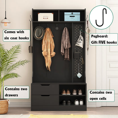 Viva Elite Noir Entryway Hall Tree – The Future of First Impressions