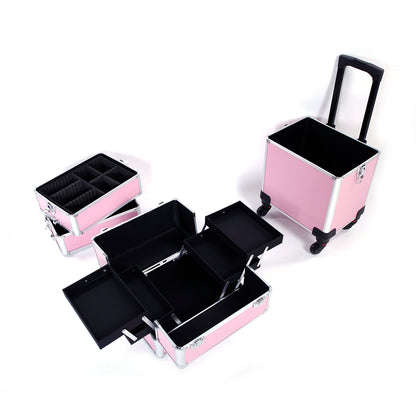 rolling vanity case for small space living