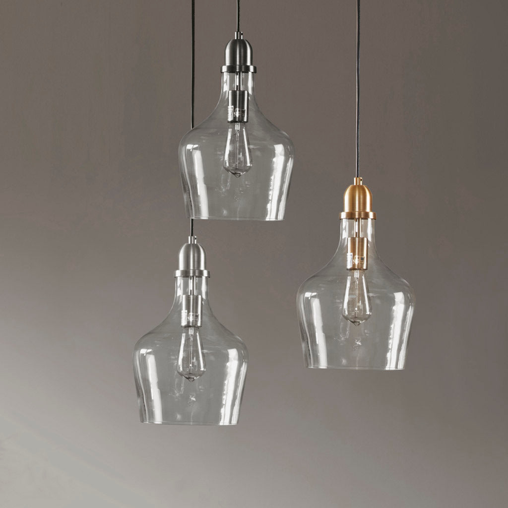 Viva Smart Living Collection: Bell-Shaped Glass Pendant