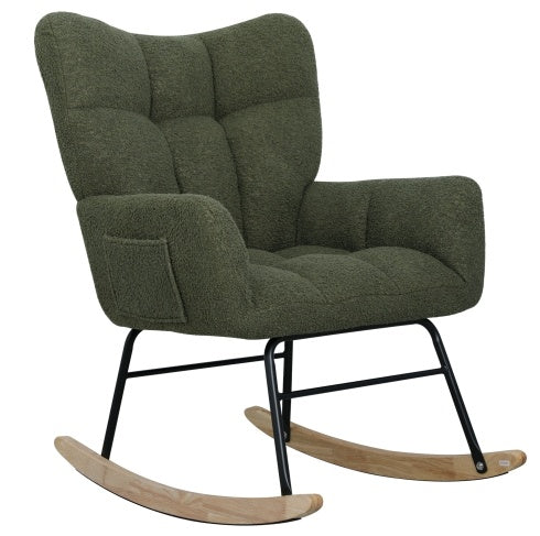 Viva Elite Teddy Fabric Rocking Chair – The Future of Nurturing Comfort
