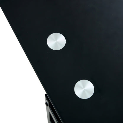 Viva Louvre Collection: The Noir Elevate Tempered Glass Coffee Table