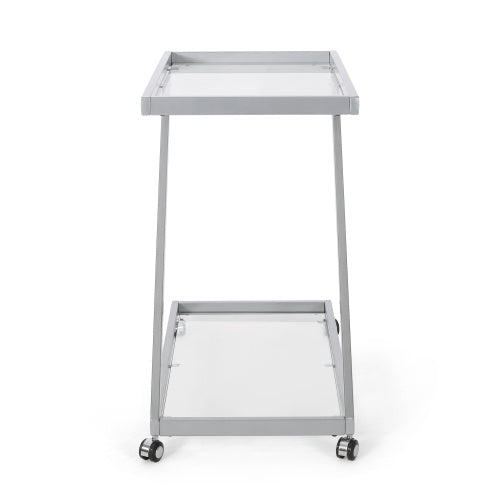 Viva Elixir Two-Tier Black Bar Cart