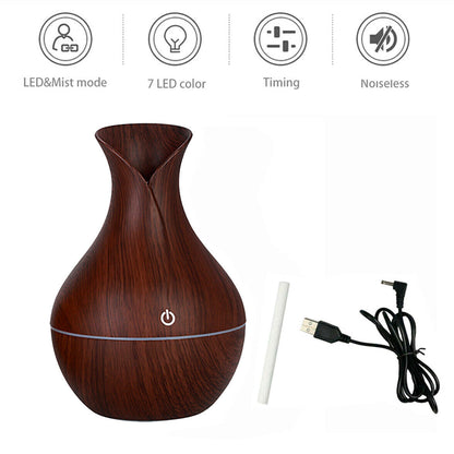 LED Ultrasonic Aroma Humidifier & Essential Oil Diffuser – Elevate Your Home with Relaxing Aromatherapy