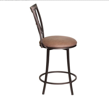 Dark Brown Swivel Counter Stool | Viva Sedona