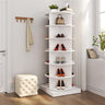 30-Inch 360° Rotating Shoe Cabinet – 6-Tier Smart Storage Solution