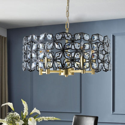 Modern Round Crystal Chandelier – Elevate Your Home with Timeless Luxury