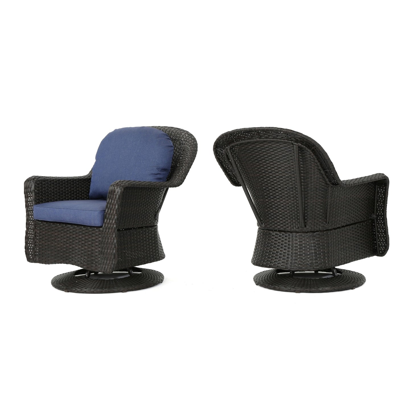 Viva Atelier Liam Swivel Club Chair (Set of 3)