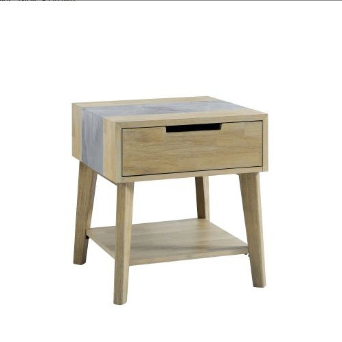 Viva Calgary Collection: The Calgary Sintered Stone Inlay Side Table