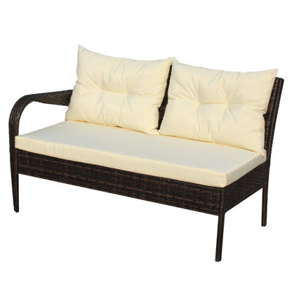 Brown 3-Piece Patio Conversation Set | Viva Capri