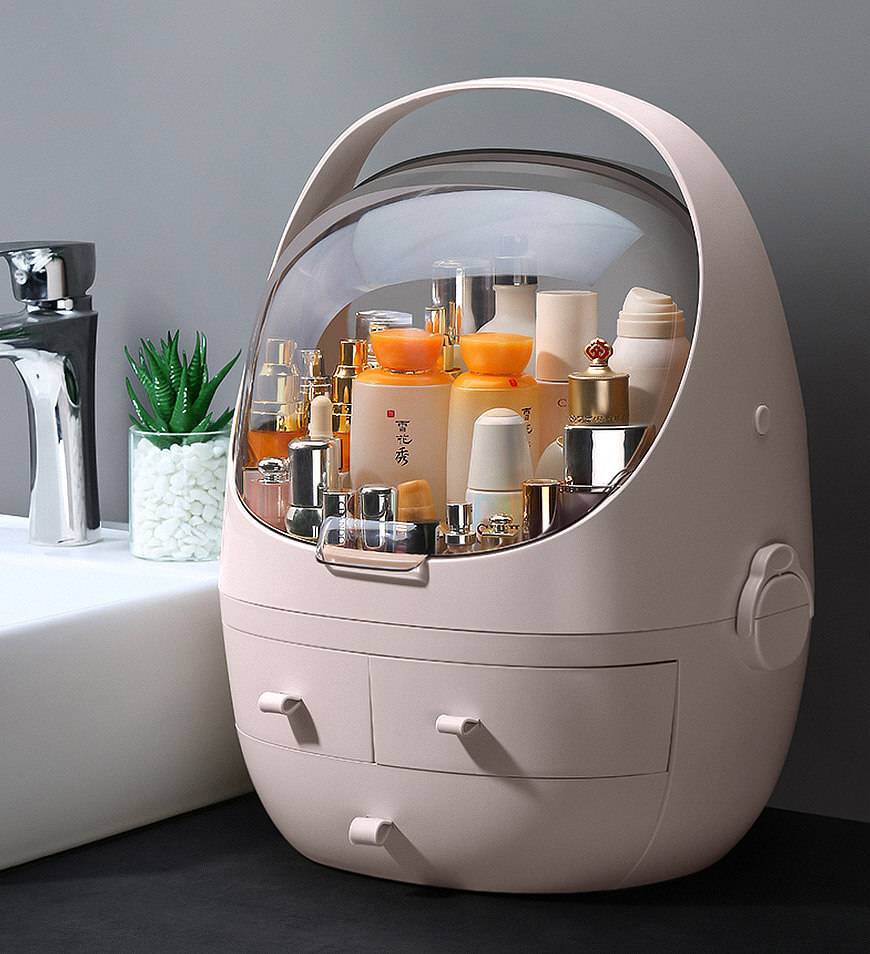Viva Bellezza Collection: Viva Bellezza CrystalGuard Waterproof Cosmetic Organizer