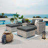 The Viva 5-Piece Outdoor Wicker Sofa Set – Alfresco Living, Redefined