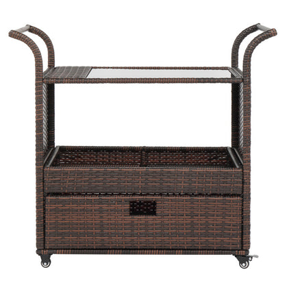 Viva Capella Rattan Serving Trolley