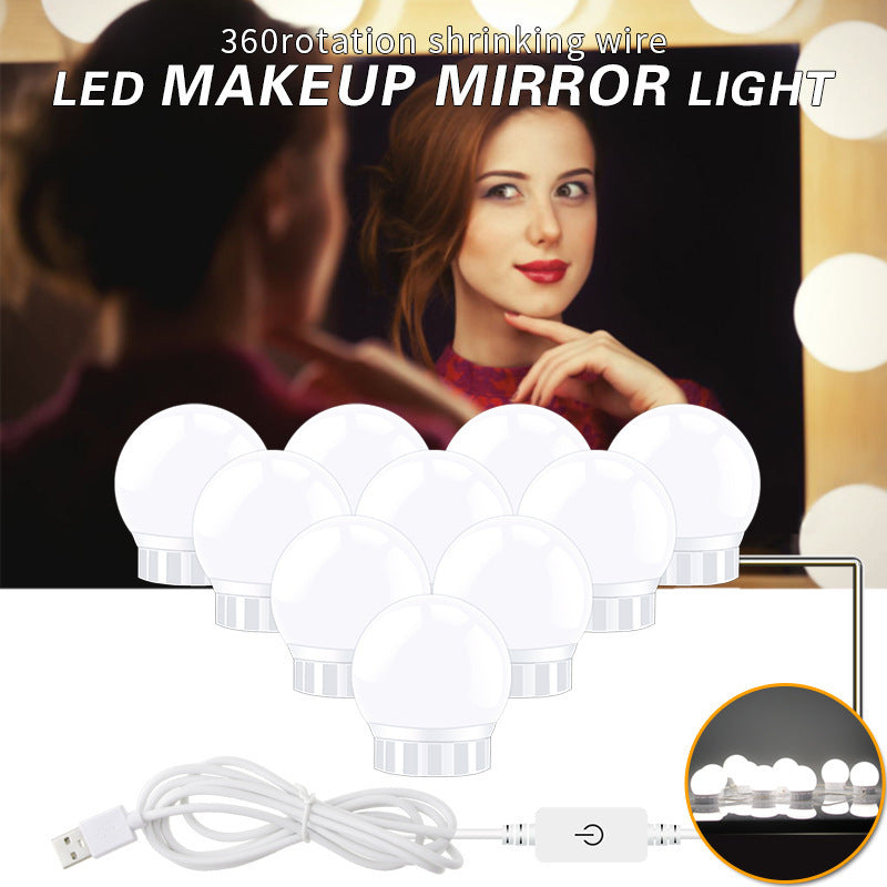 USB Touch Switch LED Mirror Light Bulb - Elevate Your Vanity Experience!