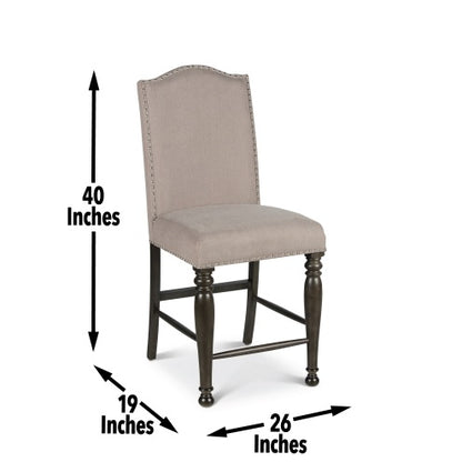 Dark Gray Counter Chair | Viva Caswell