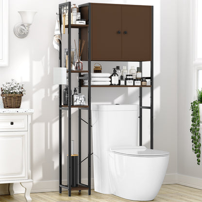 Elegant Freestanding Toilet Storage Cabinet – Maximize Your Bathroom Space with Smart Organization