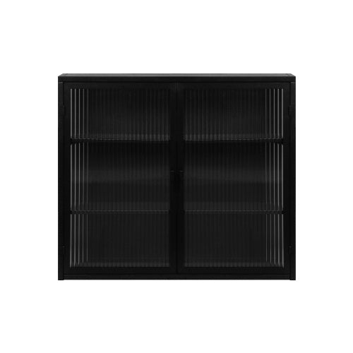 Viva Noctis Two-Door Glass-Front Wall Cabinet