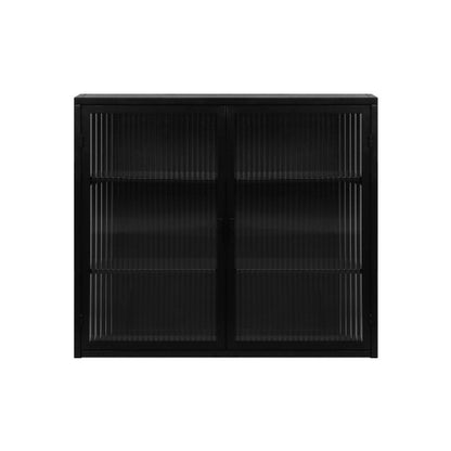 Viva Noctis Two-Door Glass-Front Wall Cabinet