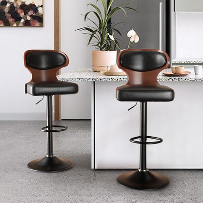 Viva Apollo Adjustable Swivel Bar Stools (Set of 2)