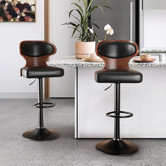 Viva Apollo Adjustable Swivel Bar Stools (Set of 2)