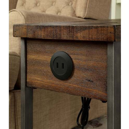 Viva Elite Rustic Panel Side Table – The Future of Multi-Functional Elegance