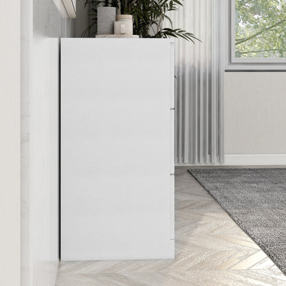 Viva Elite Modern White 6-Drawer Vanity Console - The Future of Minimalist Sophistication