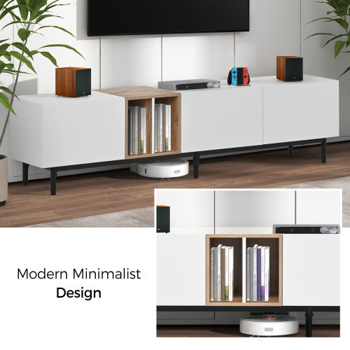 Viva Meridian Modern 3-Door TV Stand