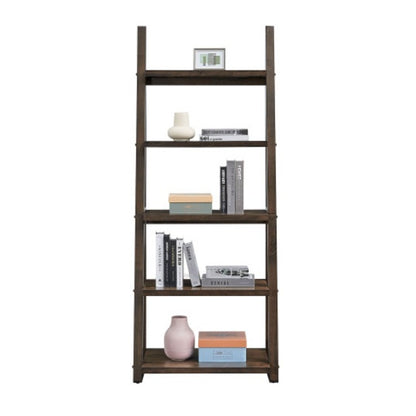 Viva Elite 5-Tier Rubberwood Bookshelf – Where Natural Beauty Meets Everyday Life