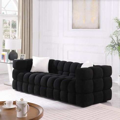 Viva Marshmallow Edition – 84.3" White Bouclé Sofa