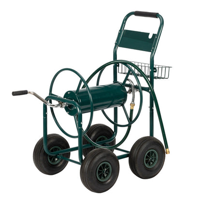 Industrial-Style Green Molten Iron Pipe Cart | Sturdy & Multi-Functional Storage Solution