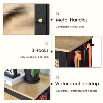 Viva Pawfect Collection: The Noir Pet Feeding & Storage Station