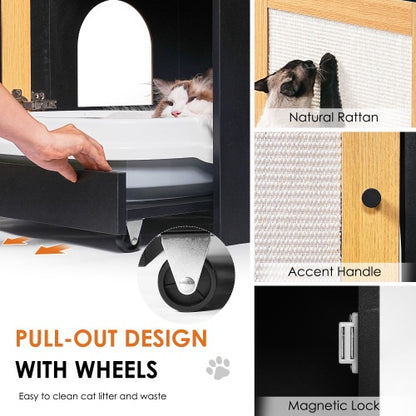 Viva Whisper Hidden Cat Litter Box Enclosure
