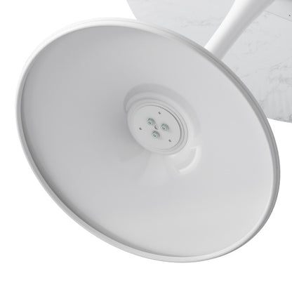 White 32-in Round Dining Table | Viva Vesper