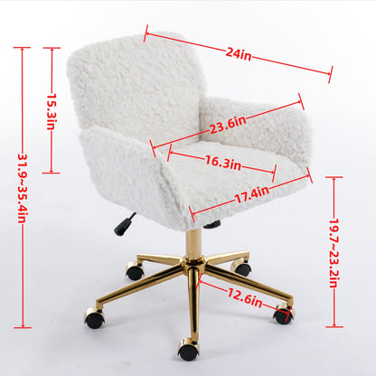 Viva Elite Luxe Faux Fur Executive Chair – The Future of Workspace Opulence