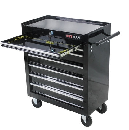tool cart in a modern home setting