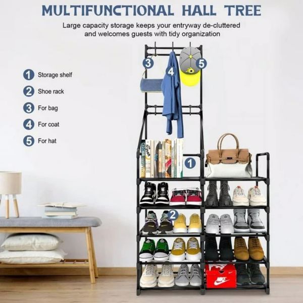 The Viva 5-Layer Shoe Rack – Vertical Simplicity with Sophisticated Function
