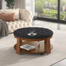 Viva Elite Round Footstool Coffee Table – The Future of Versatile Living Luxury