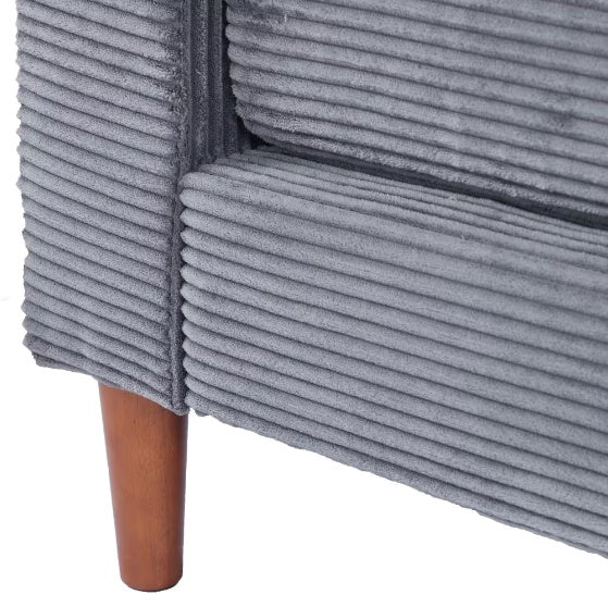 Viva Solène Grey Linen Sofa