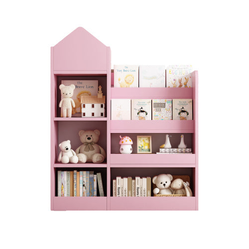Viva Juni Collection: Viva Juni Leaning Wooden Storybook Shelf